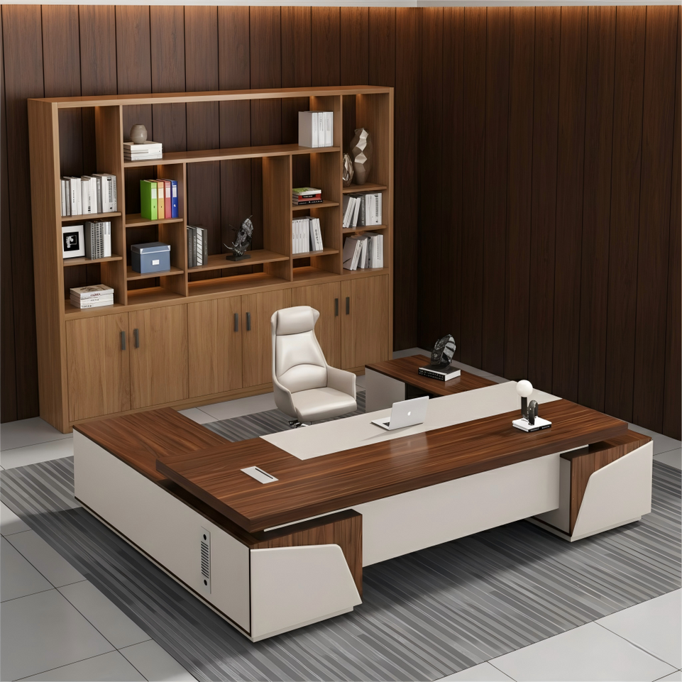 Executive Thickened Computer Office Desk And Chair Set LBZ-1036