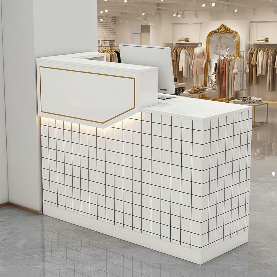 Simple Small Salon Store Restaurant Checkout Reception Desk JDT-1047