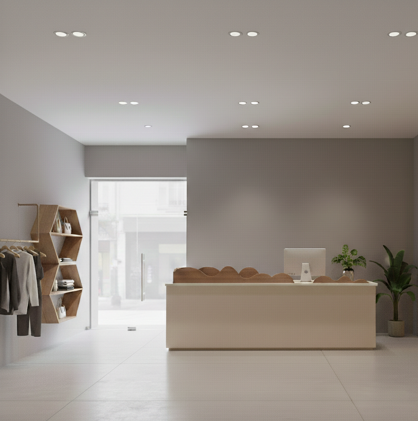 Modern Design Clothing Store Beauty Salon Paint Reception Desk JDT-2165