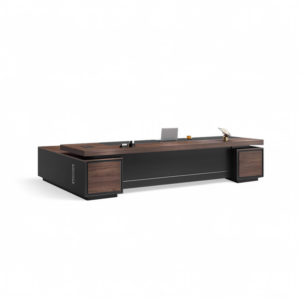 Boss Office Executive Computer Desk With Storage Cabinet LBZ-1027