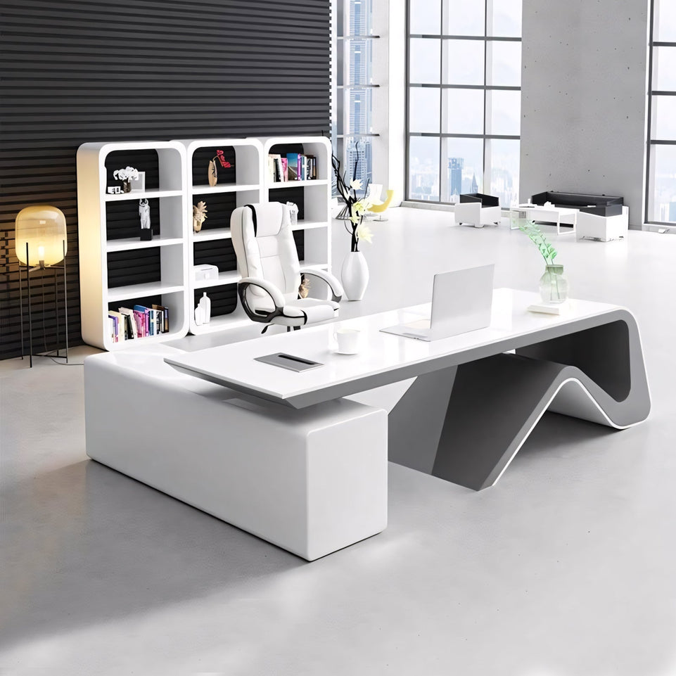 Computer Executive Desk ?-Shaped With Side Cabinet LBZ-1064
