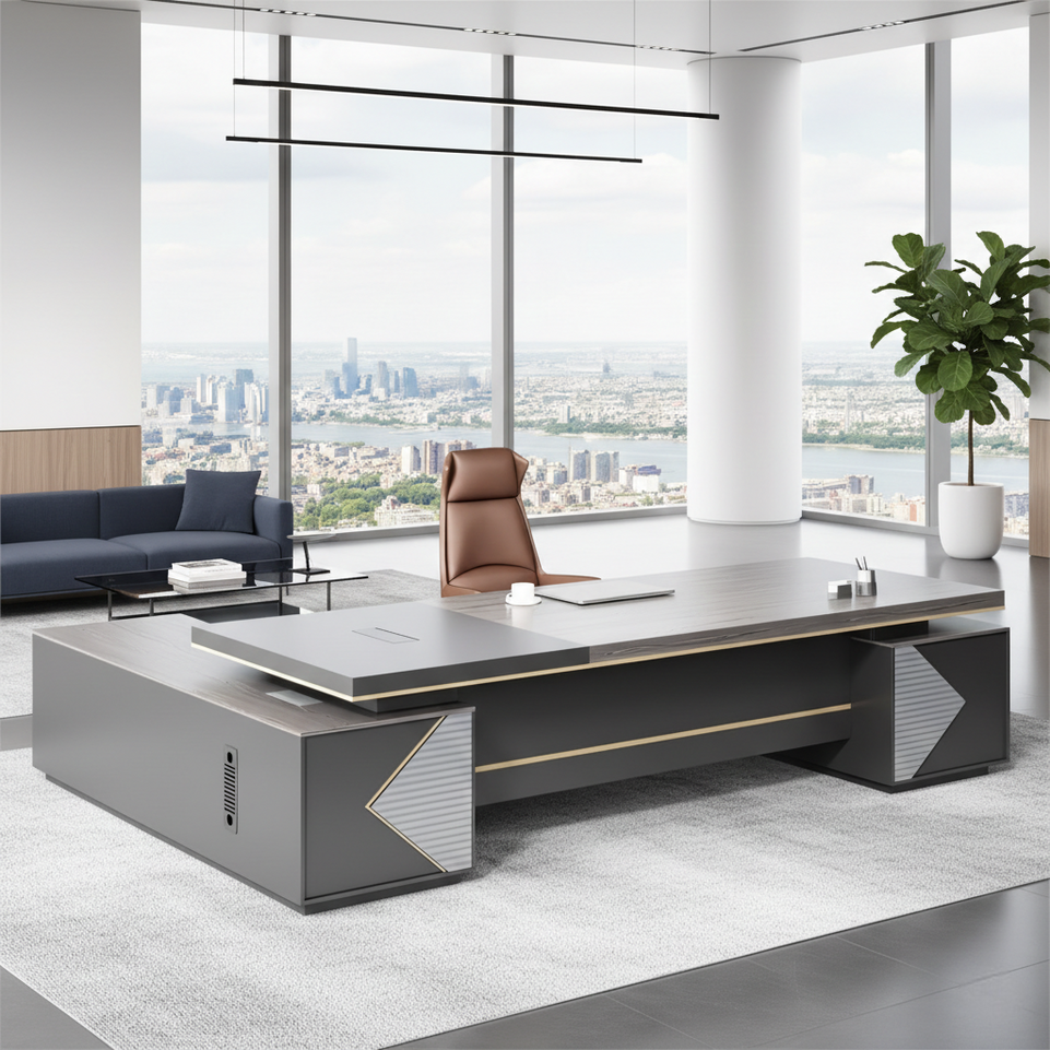 Creative Elegant Office Executive Computer Desk LBZ-1014