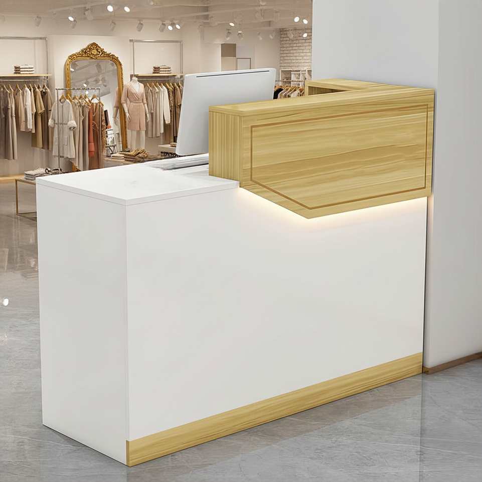 Simple Small Salon Store Restaurant Checkout Reception Desk JDT-1047