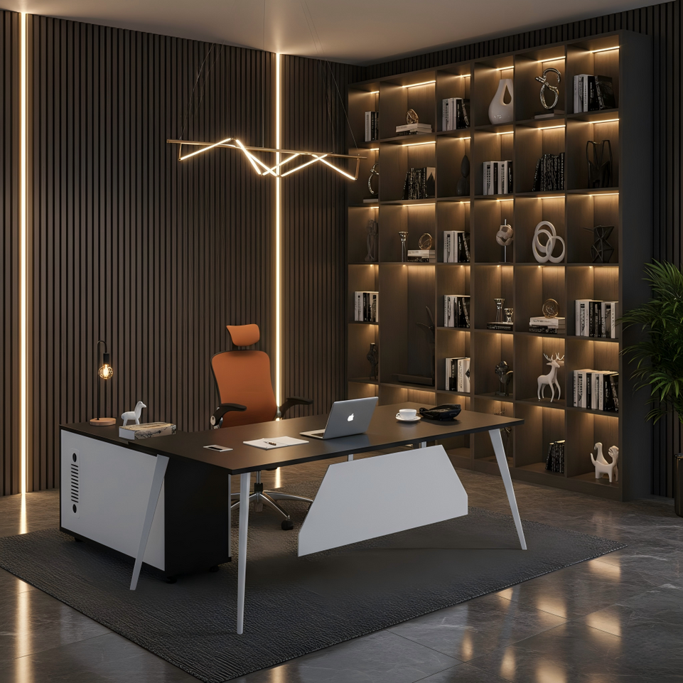 Minimalist Combination Boss Desk Office Executive Desk LBZ-1047