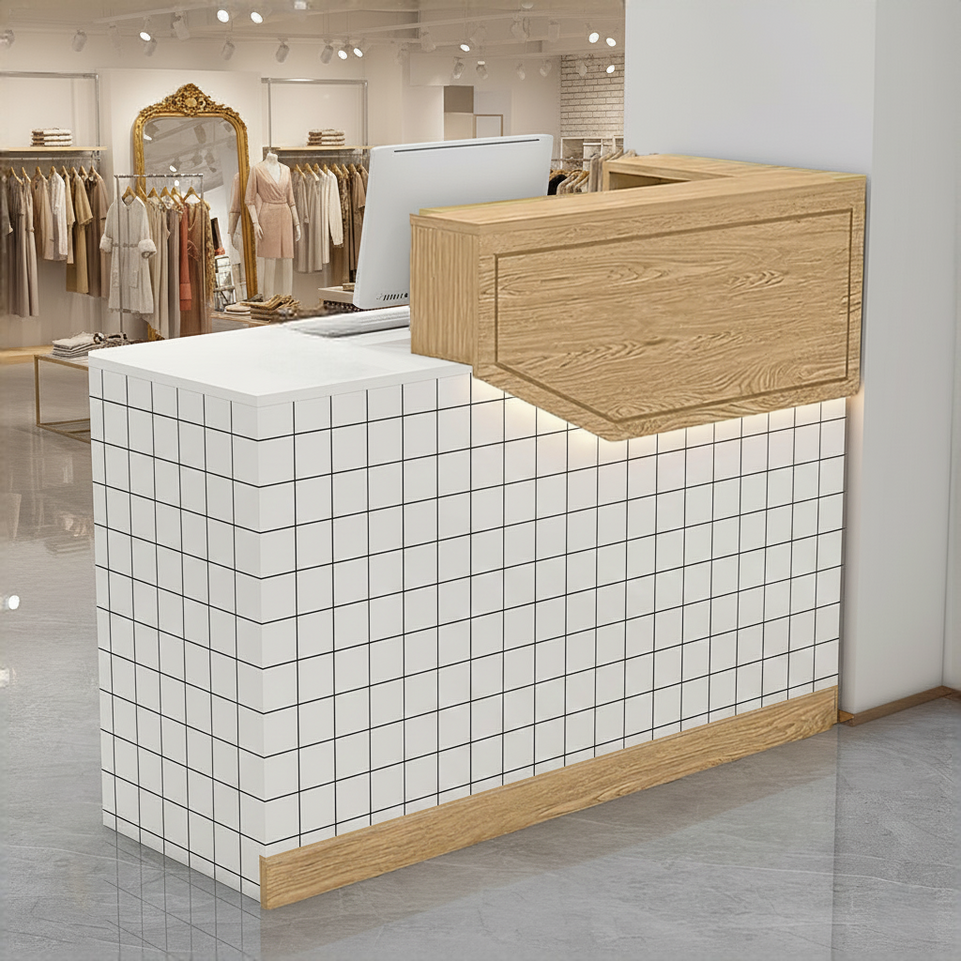 Simple Small Salon Store Restaurant Checkout Reception Desk JDT-1047