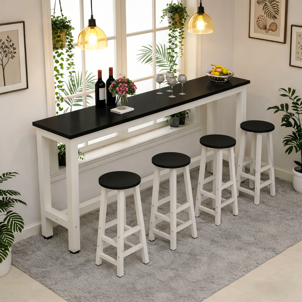(Long Version) Classic Space Saving Bar Table BTZ-002
