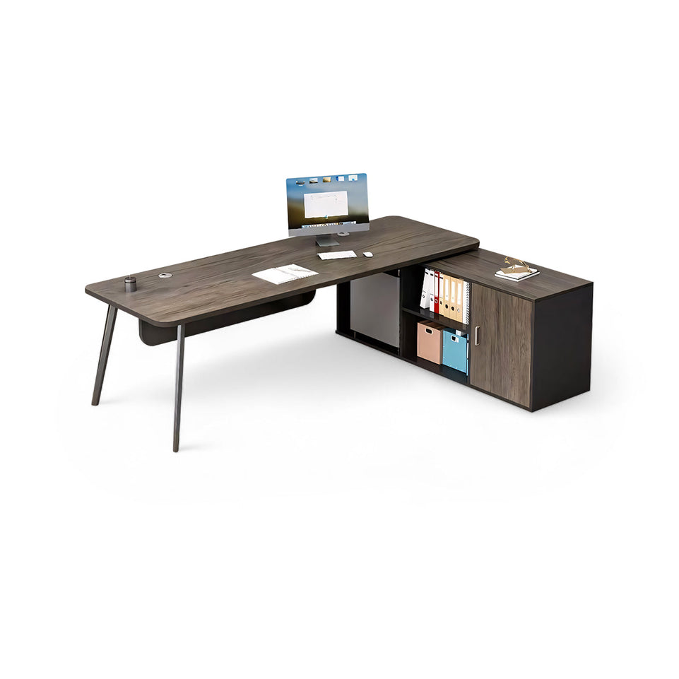 Office Executive Table Desk With Curtain Board LBZ-1078