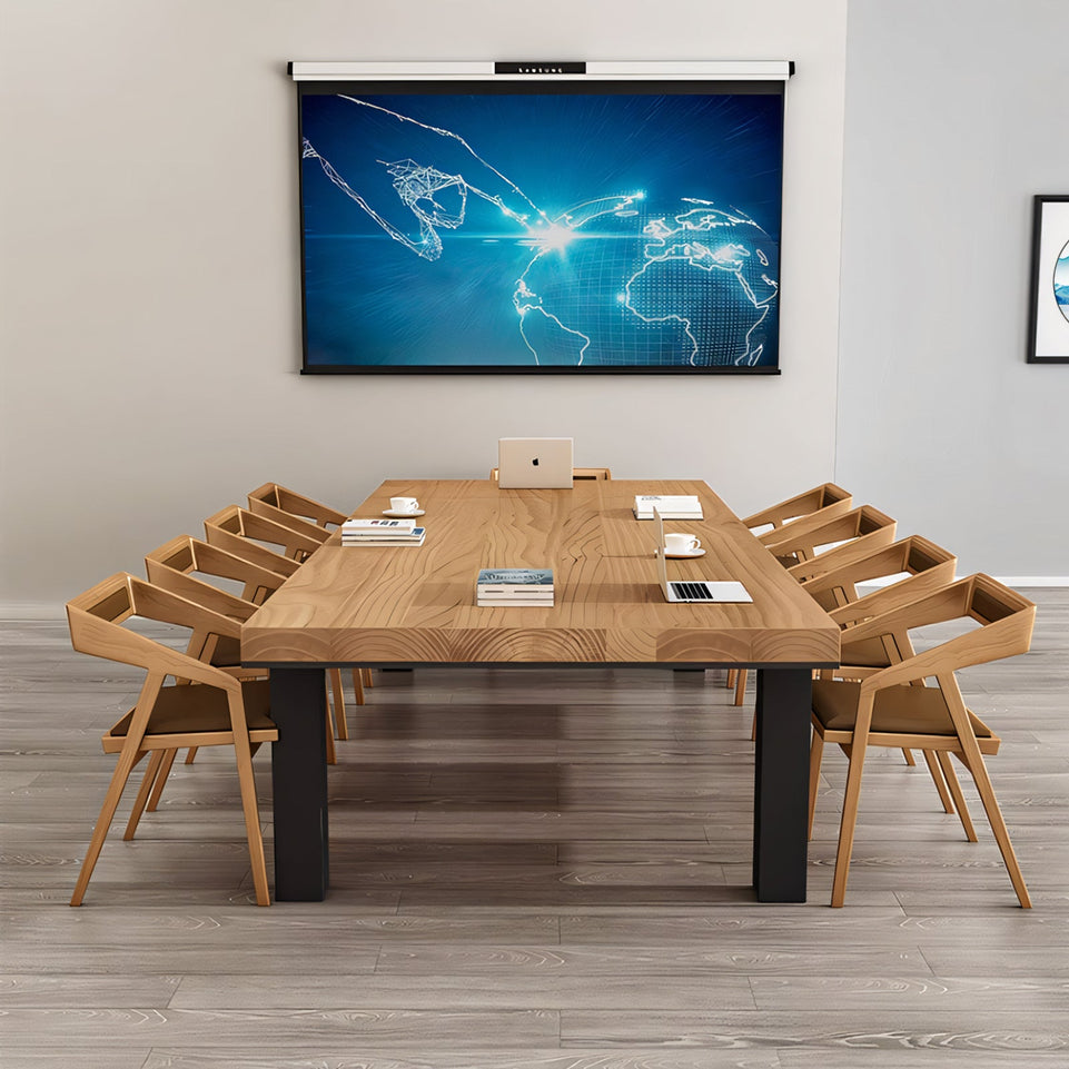 Sleek Solid Wood Modern Conference Desk Table HYZ-105