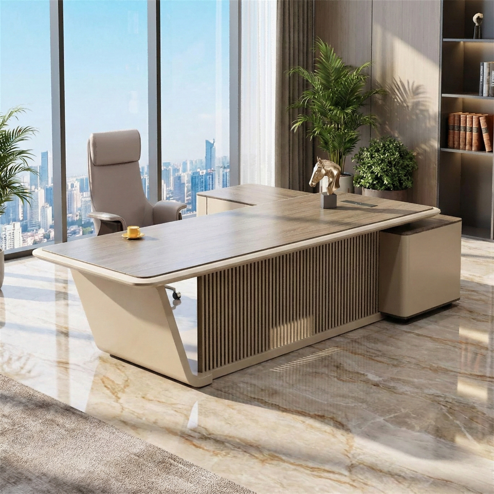 Modern Minimalist Executive Desk LBZ-10199