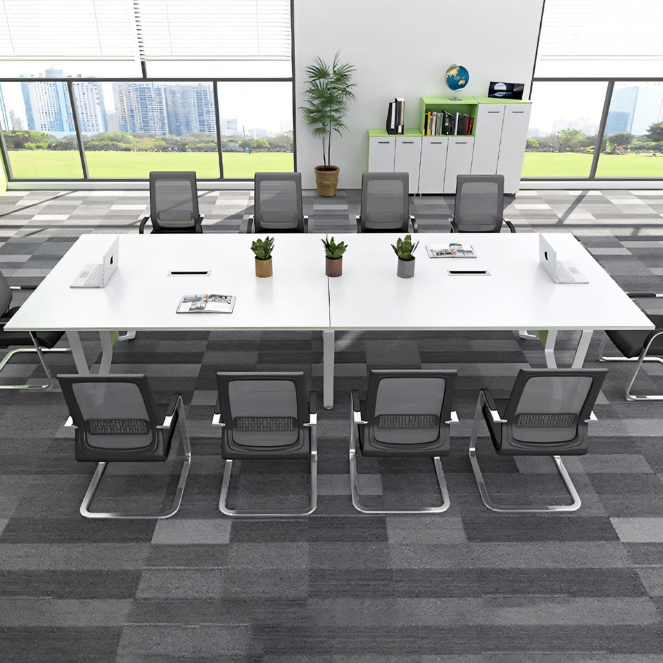 Simple Rectangular Conference Table For 6-10 People HYZ-1031