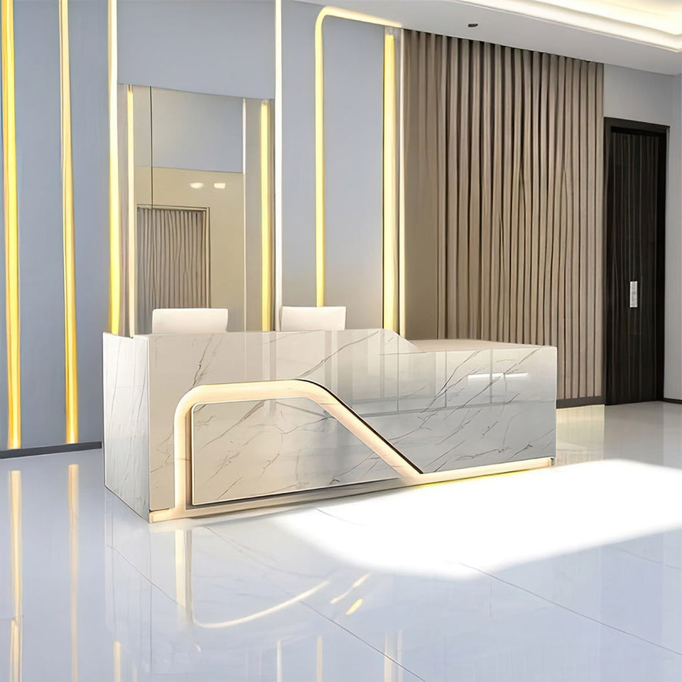 Sleek Bar Counter Store Front Reception Desk JDT-1051