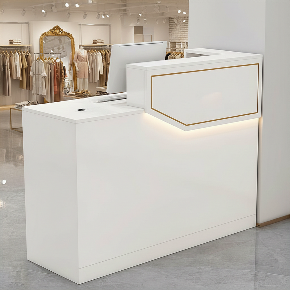 Simple Small Salon Store Restaurant Checkout Reception Desk JDT-1047