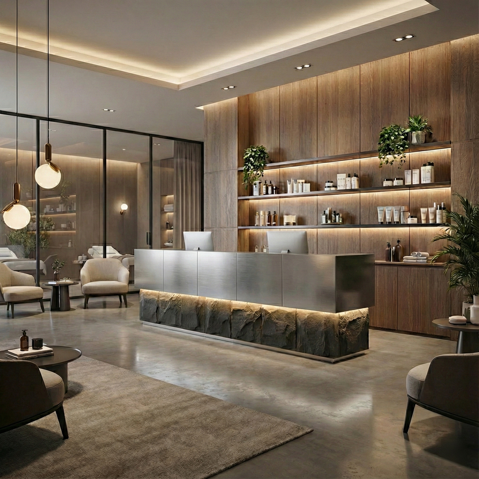 Stainless Steel Cash Register Commercial Front Desk Reception Desk JDT-7164