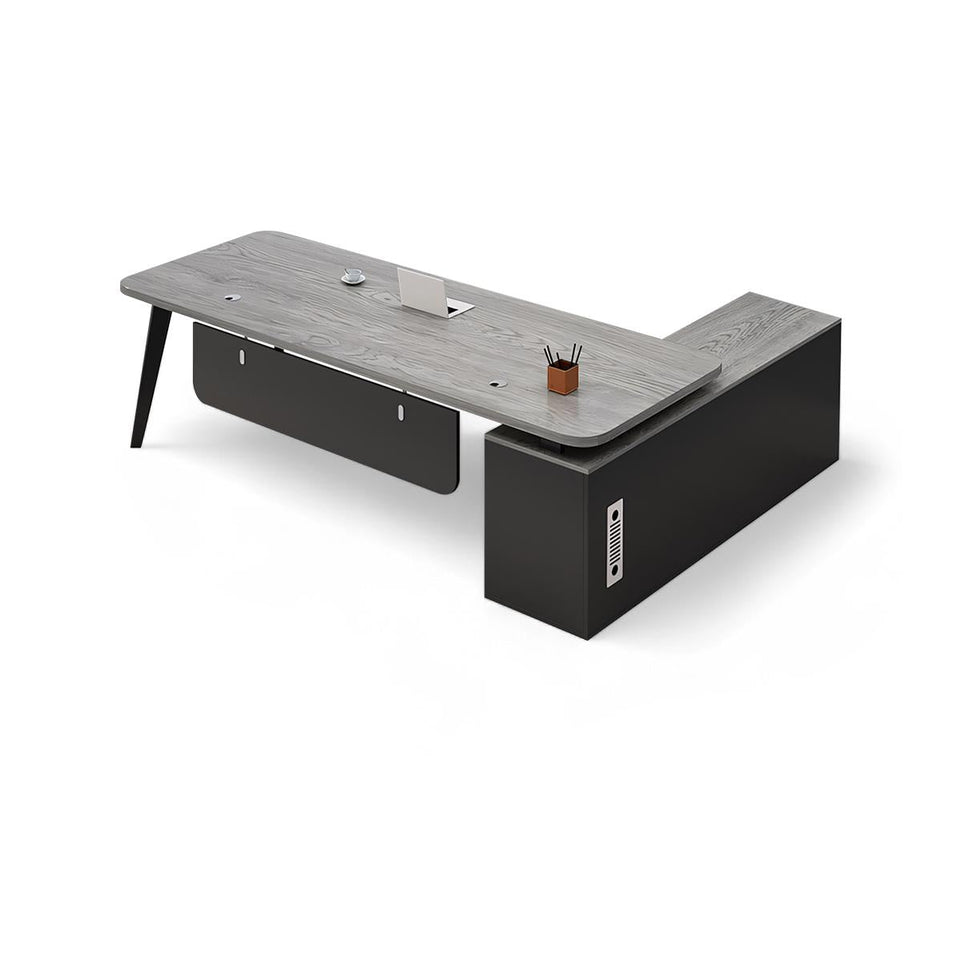 Office Executive Table Desk With Curtain Board LBZ-1078