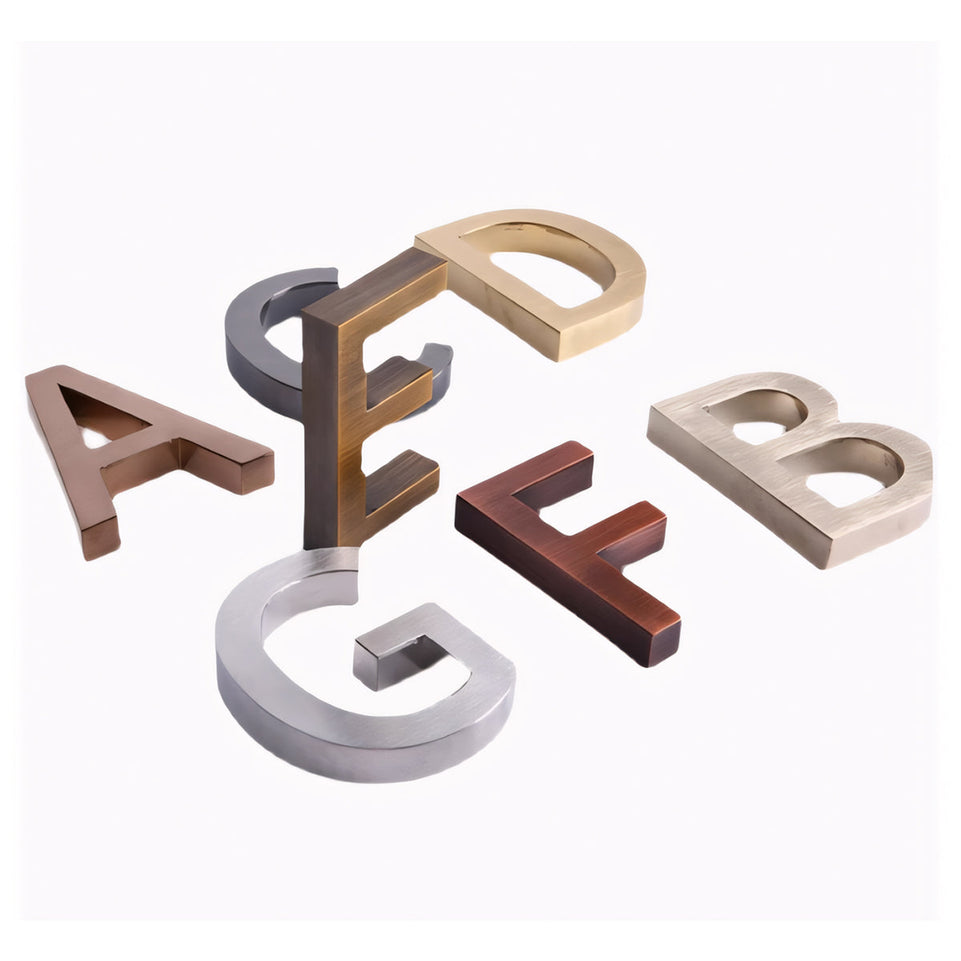 (Customized) Metal Engraved Characters SJ-002