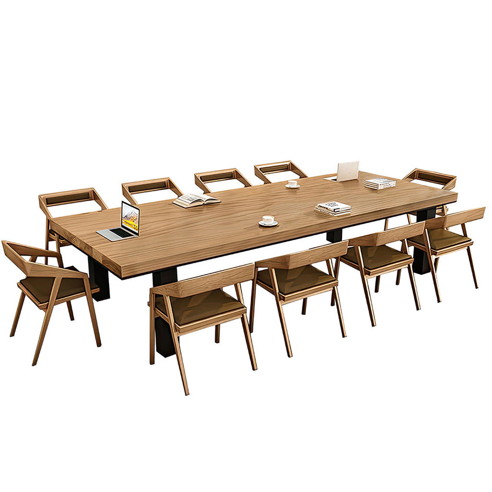 Sleek Solid Wood Modern Conference Desk Table HYZ-105