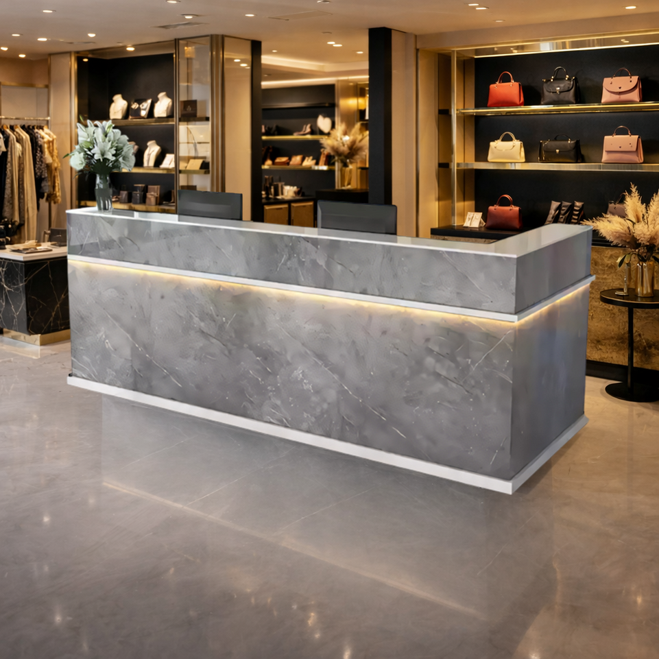 Stylish Classic Store Bar Reception Desk Checkout Counter JDT-1049