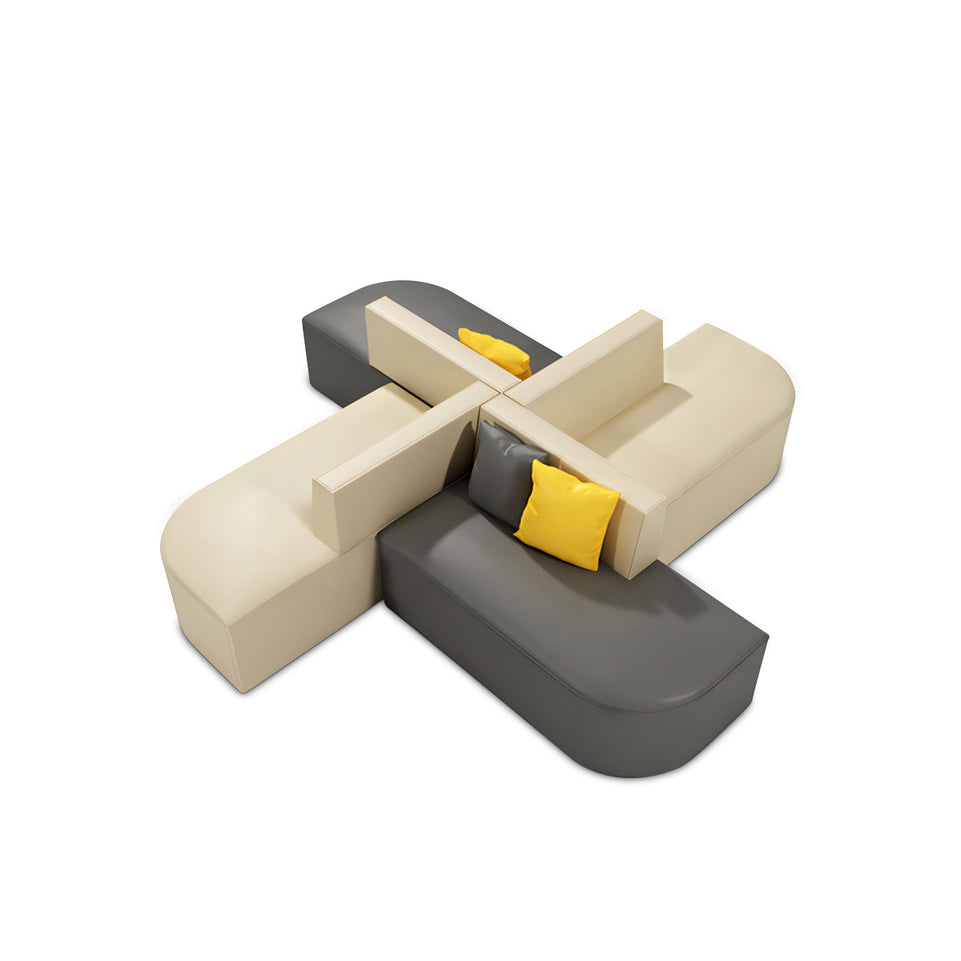 Modern Public Area Lounge Sofa Combination Reception Modular Sectional Office Sofa Set PSF-2006