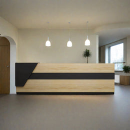 Office Shop Store Institution Color-block Reception Desk JDT-7271