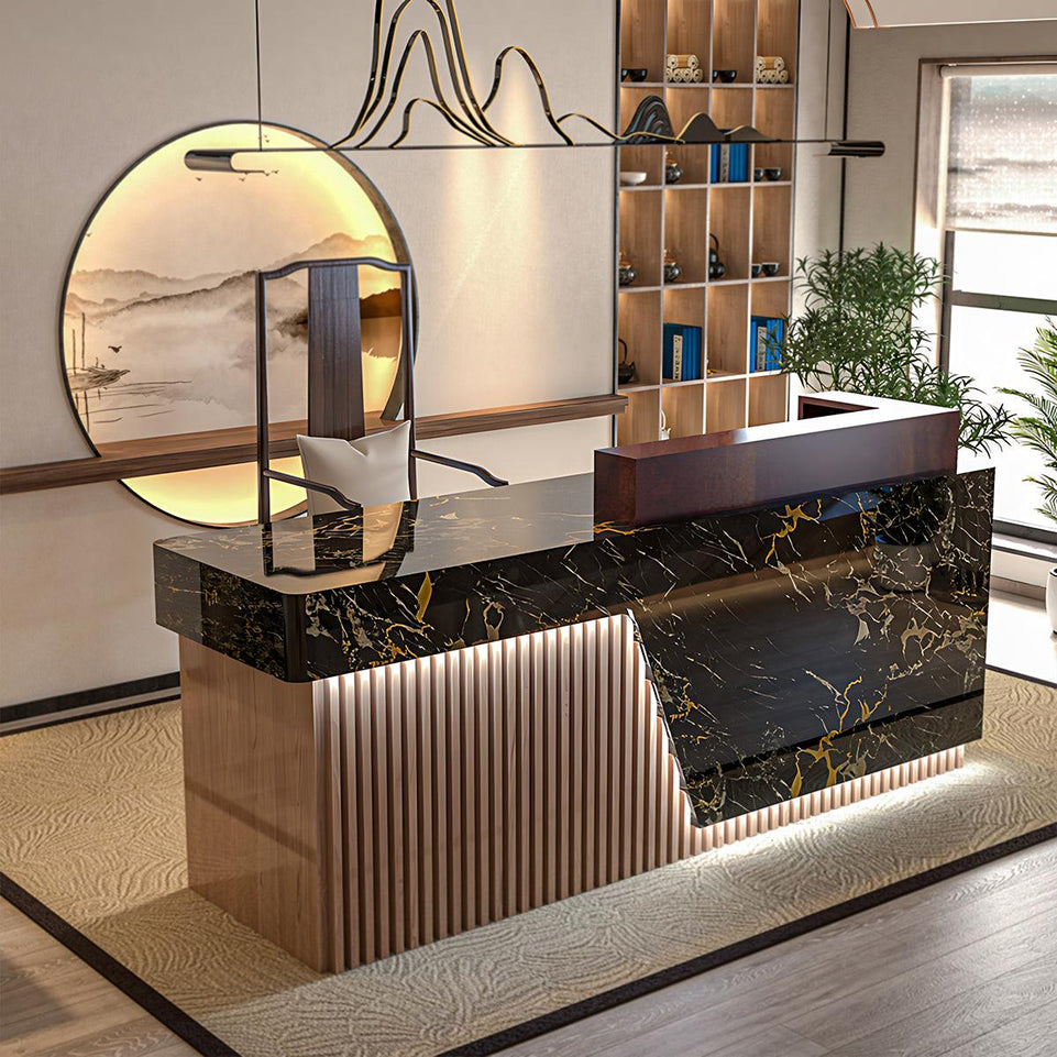 Modern Reception Desk, Multifunctional Modern Transaction Counter Top JDT-780