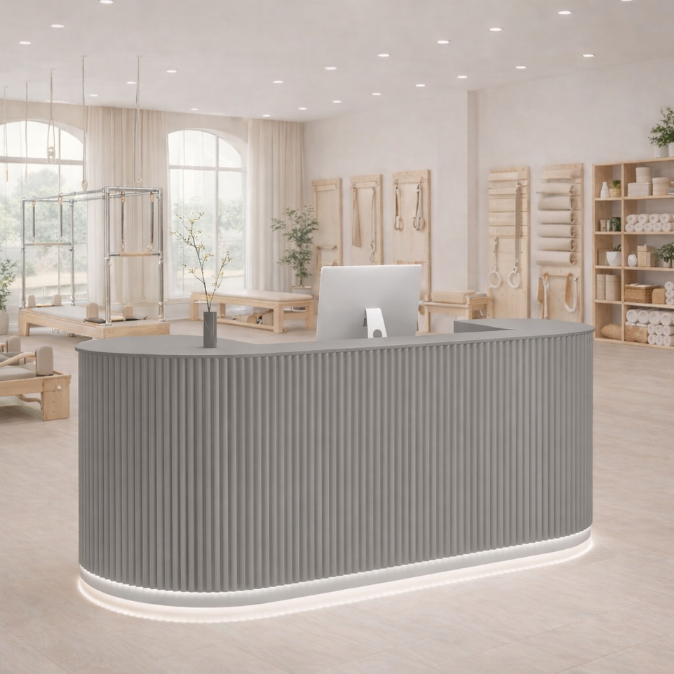 Light Luxury Cream Style Hotel Store Salons Reception Desk JDT-107