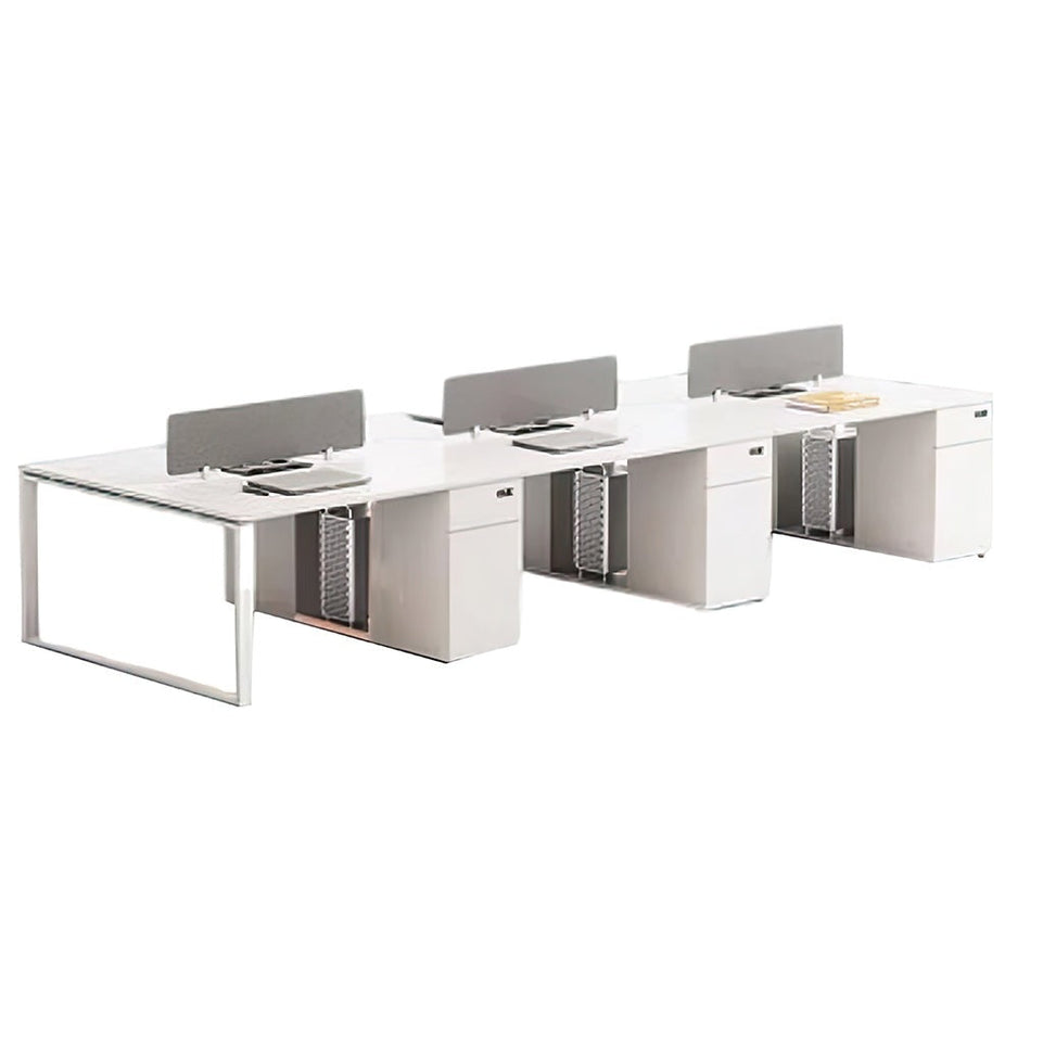 Classic Office Desk Compact Work Desk Big Storage YGZ-1082