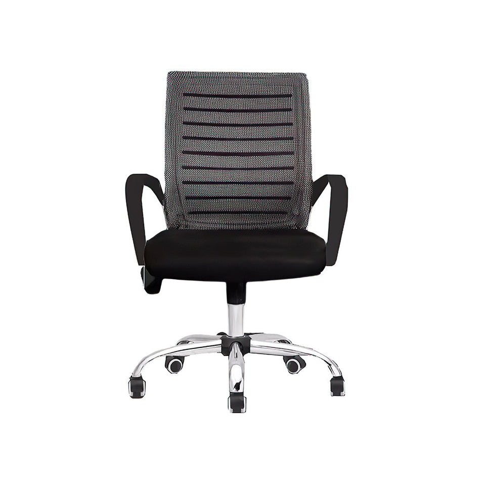 Ergonomic Computer Mesh Mid Back Classic Black Chair BGY-1031