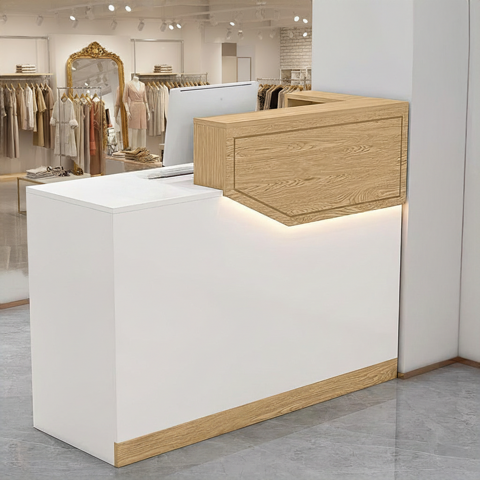 Simple Small Salon Store Restaurant Checkout Reception Desk JDT-1047