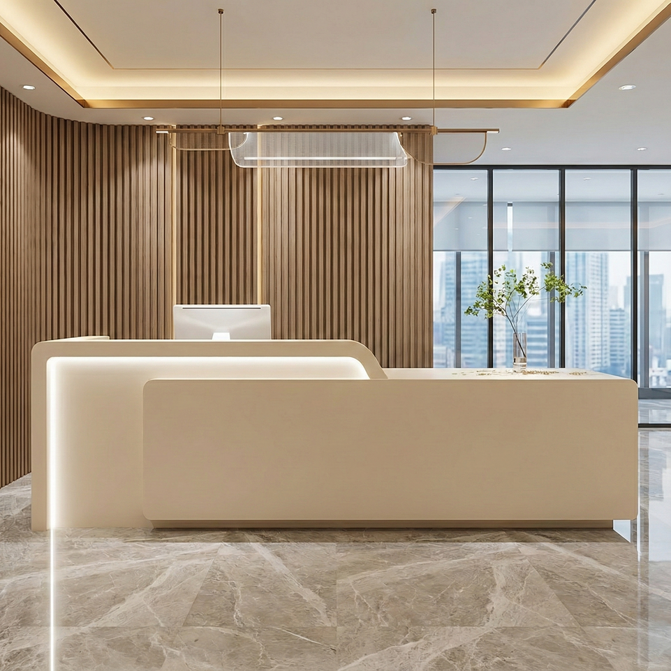 Simple Corporate Reception Desk JDT-7234