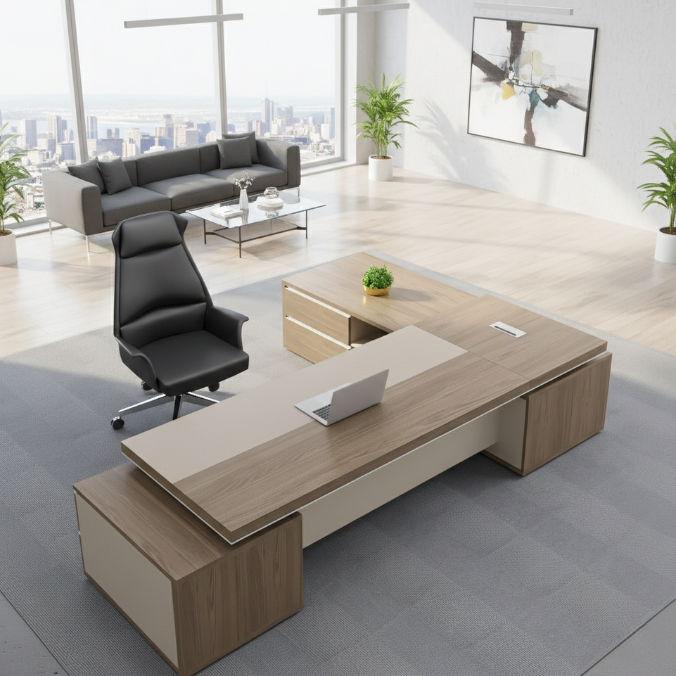 Chairman Boss Office Simple Modern Executive Desk LBZ-10177