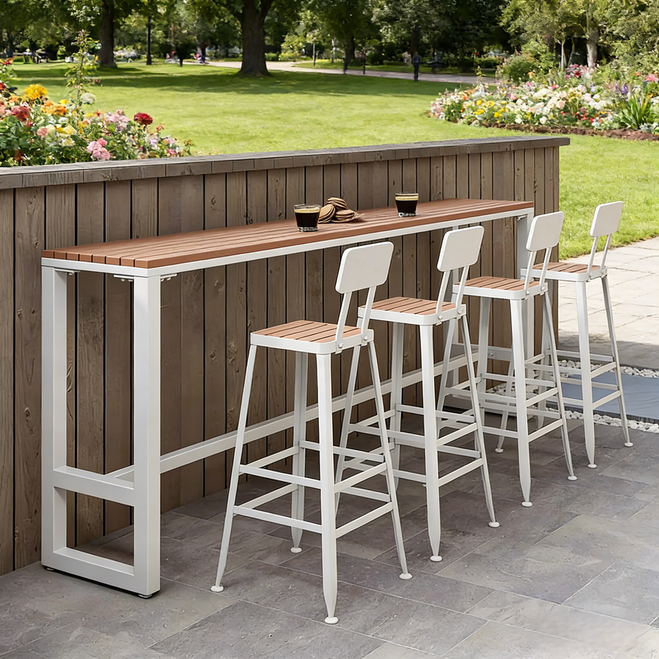 Outdoor Leisure Waterproof & Corrosion-Resistant Bar Tables and Chairs  BTZ-003