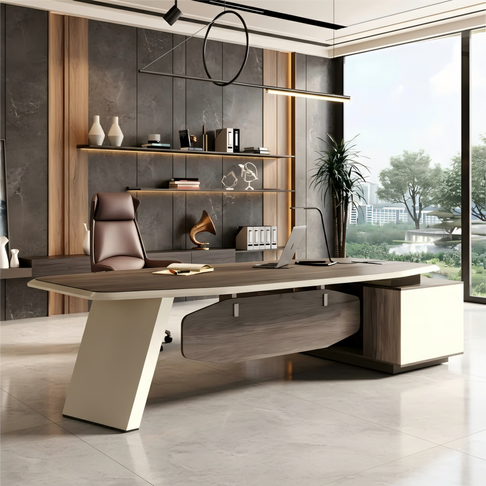 High-Quality Office Executive Desk And Chair Set LBZ-1037