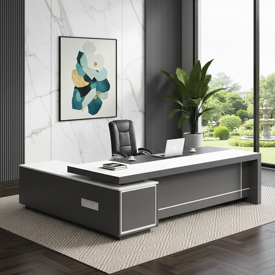 New Manager L Shaped Office Desk LBZ-109