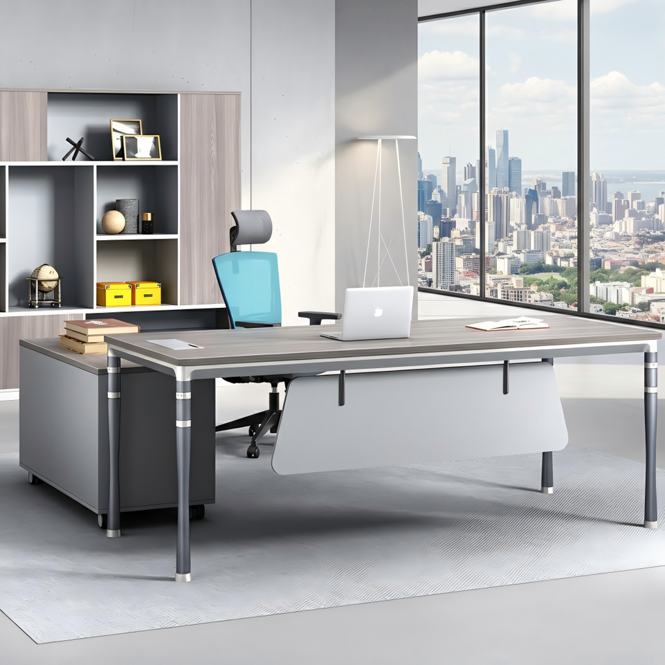 Executive Office Computer Supervisor Metal Office Desk Table LBZ-1053