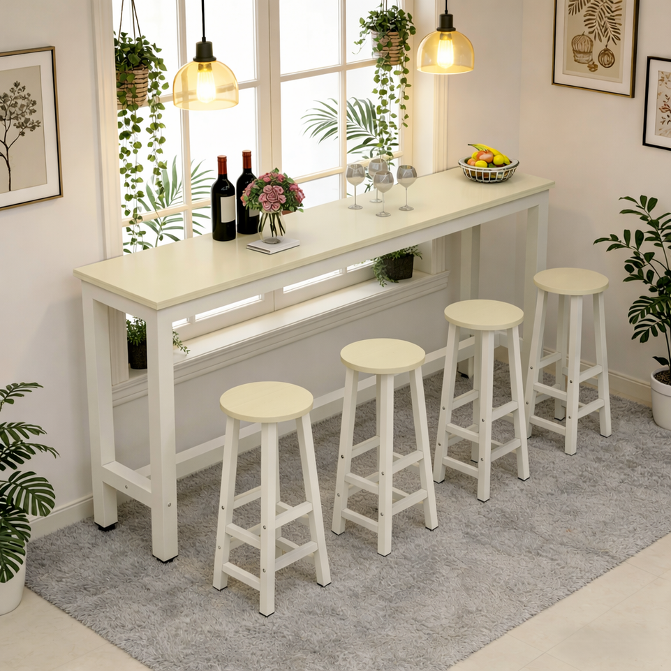 (Long Version) Classic Space Saving Bar Table BTZ-002