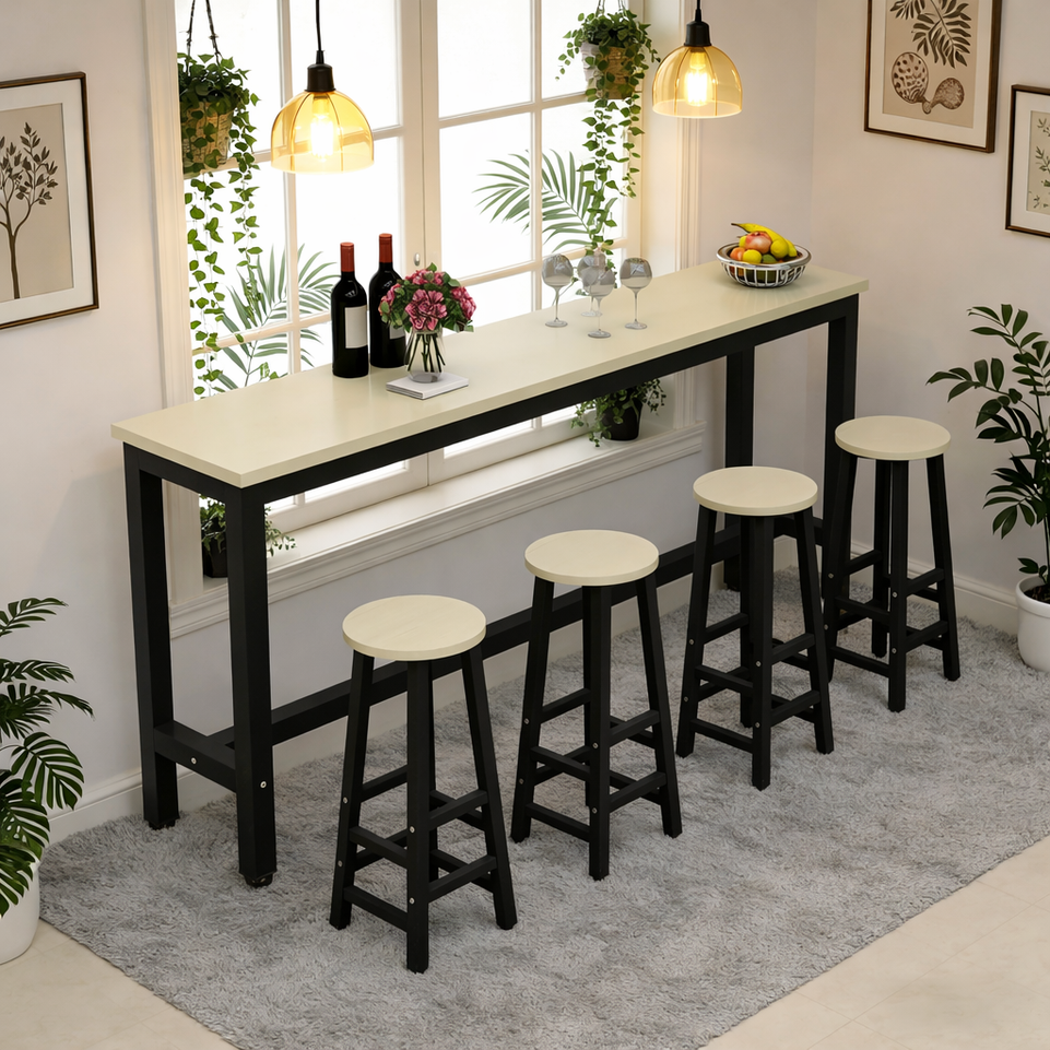 (Long Version) Classic Space Saving Bar Table BTZ-002
