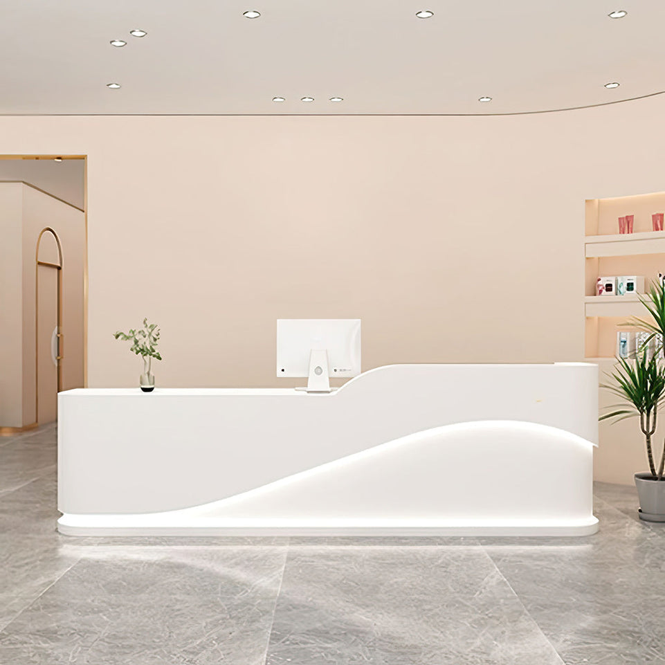 Fashionable Simple Salon Institution Checkout Reception Desk JDT-1056