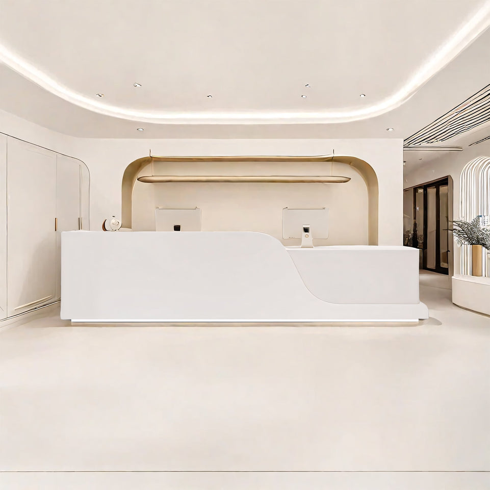 Stylish High-Quality Rectangular Reception Desk JDT-778