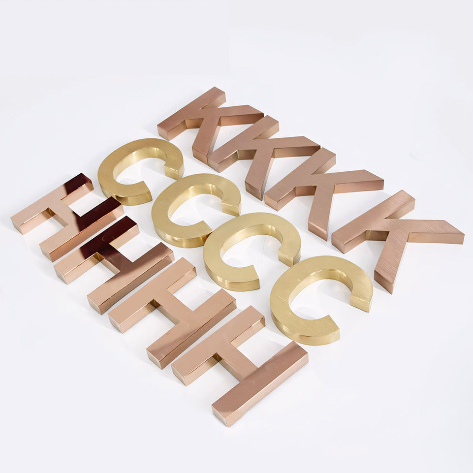 (Customized) Metal Engraved Characters SJ-002