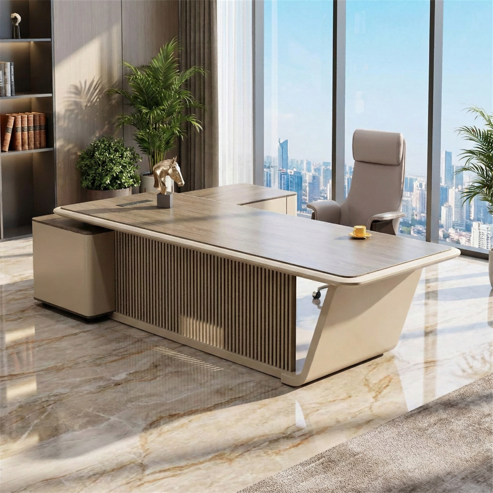 Modern Minimalist Executive Desk LBZ-10199