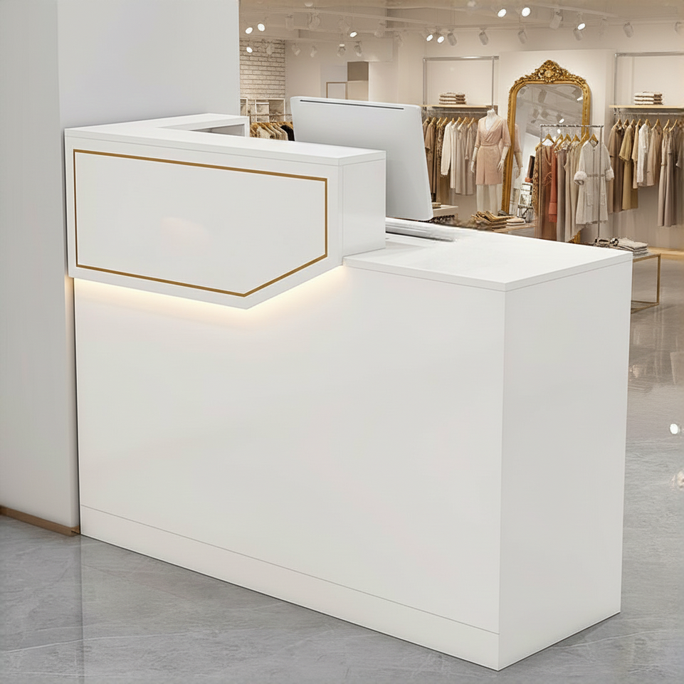 Simple Small Salon Store Restaurant Checkout Reception Desk JDT-1047