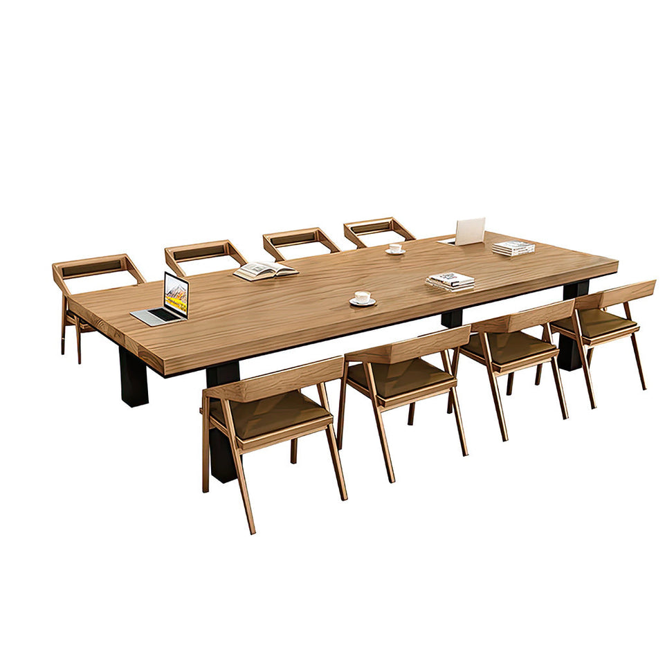Sleek Solid Wood Modern Conference Desk Table HYZ-105