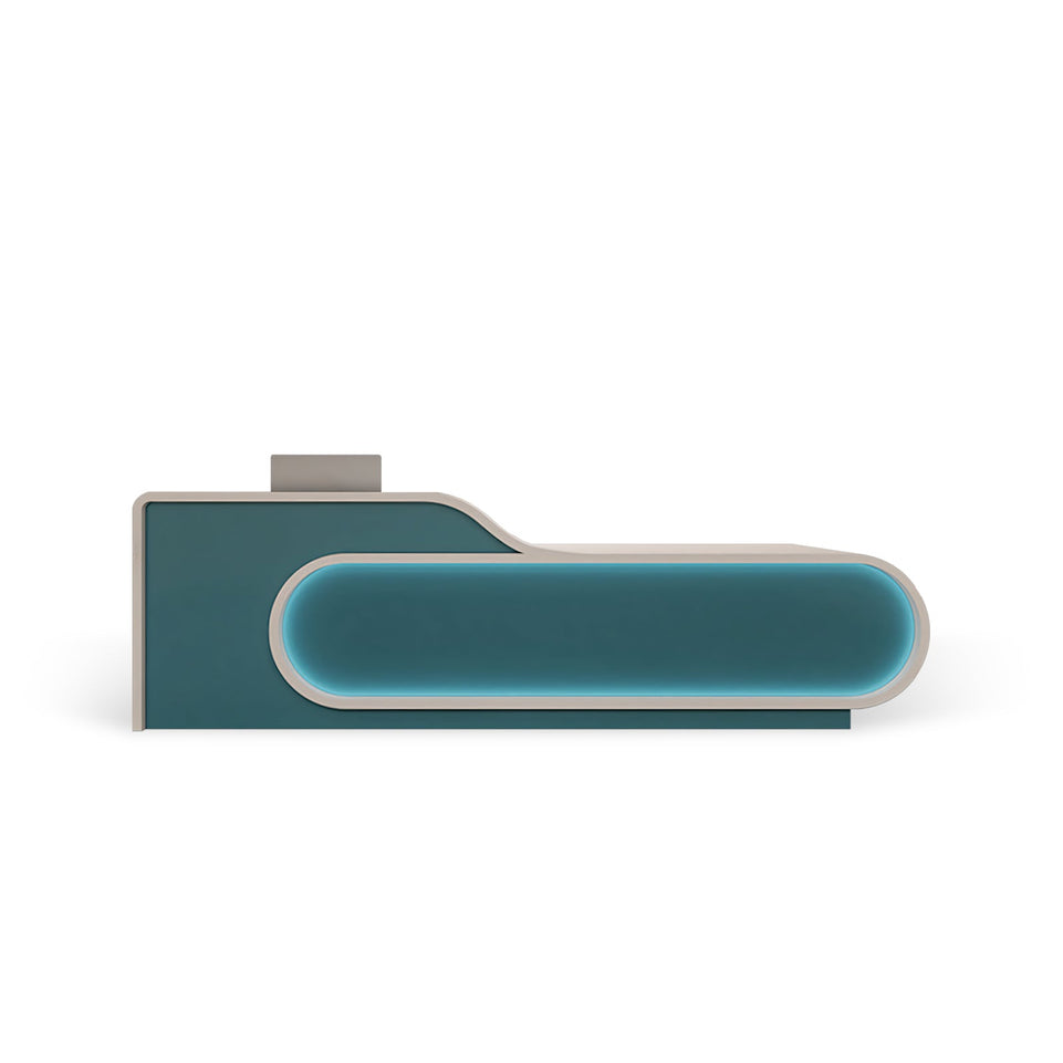 Minimalist Chic Office Reception Desk Beauty Hair Salons JDT-061