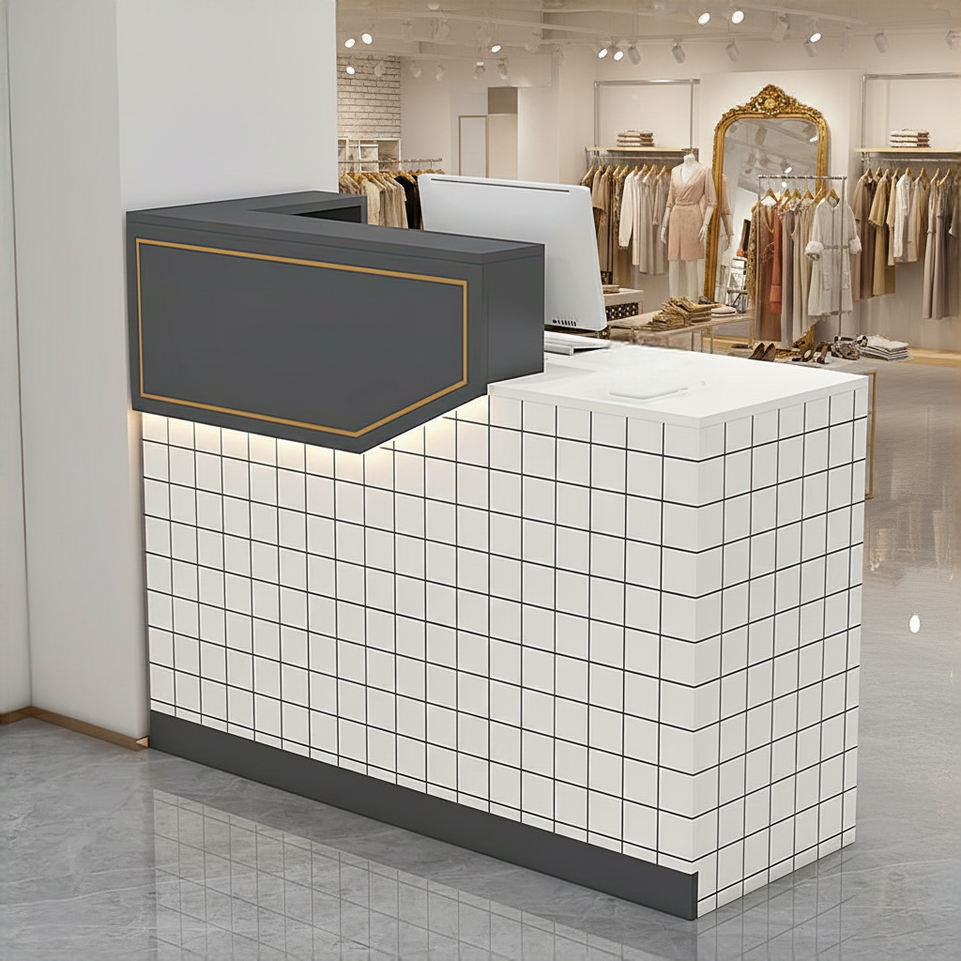 Simple Small Salon Store Restaurant Checkout Reception Desk JDT-1047