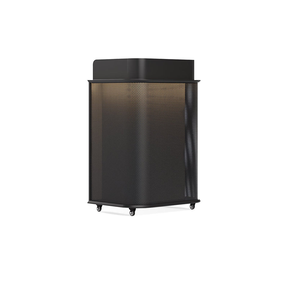 Integrated Black And White Lacquer Mini Reception Desk JDT-2011