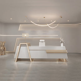 Modern Simple Lacquer Hotel Front Desk Reception Desk JDT-7172